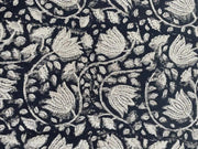 Heavy linen fabric designer Indian hand block print heavy fabric pillowcases thick linen upholstery block printing art table cover,Curtains - Rohiyaan